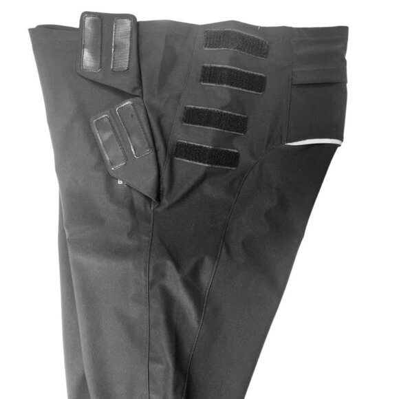 BVVU Womens High-Waisted Sauna Pants Large Black Silver Workout Fat-Burner NWT - Picture 6 of 16